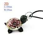 g407 Multi Color Cute Turtle Flower Murano Lampwork Glass Pendant 