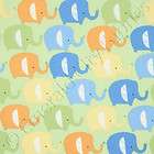 Hoffman Its Its A Jungle Out There Elephants Green Baby Cotton Quilt 