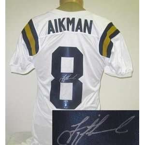  Troy Aikman Signed UCLA Bruins White Jersey Sports Collectibles