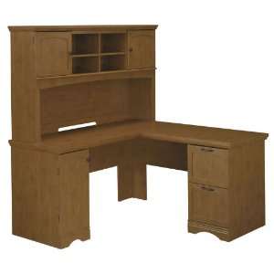  L Shaped Desk with Hutch IFA897