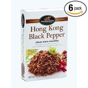   Hong Kong Black Pepper Chow Mein Stir Fry, 5.6 Ounce (Pack of 6