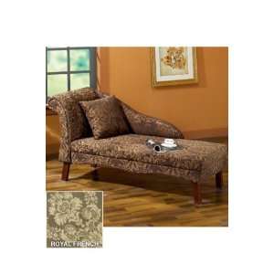    Bordeaux Elaine Chaise With Royal French Fabric