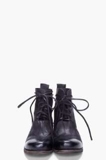 Marsell Black Deer Skin Boots for women  