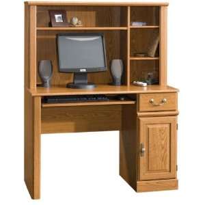  Sauder Orchard Hills Computer Desk with Hutch Carolina Oak 