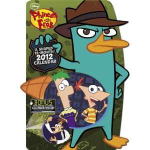 12x15) Phineas and Ferb 12 Month 2012 TV Calendar 