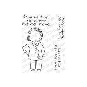  My Favorite Things Clear Stamps 3x4 pc girl Doctor 2Pk 