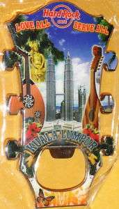 Hard Rock KUALA LUMPUR Guitar Head MAGNET Bottle Opener  