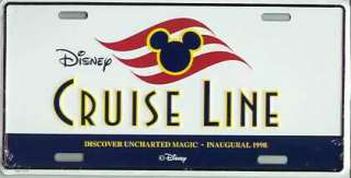 Disney Inaugural Cruise Line License Plate  
