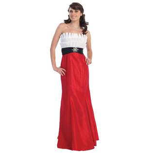 FBS Red/Black/White Evening Dress 