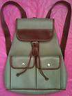 EUC AUTHENTIC ESPRIT PEBBLED THICK LEATHER BACKPACK