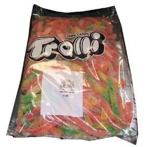Trolli Gummi Candy, Sour Squiggles (Worms), 5 Pound Bag  