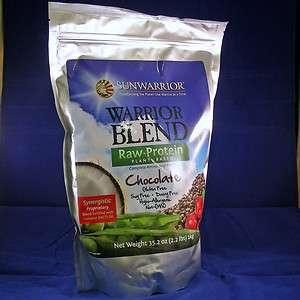 Warrior Blend Raw Protein Chocolate Sun Warrior 2.2 lb  