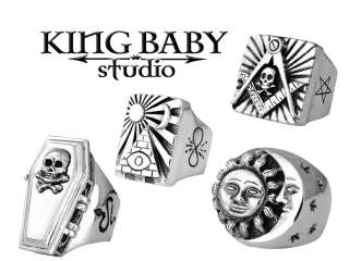 King Baby Studio RING Pyramid Coffin Skull Day Night  