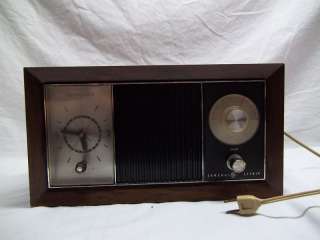 Vintage Retro GE Alarm Clock Radio C1456A Works  