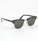 RAYBAN SUNGLASSES CLUBMASTER 3016 TORTOISE W0366 49MMEYE AUTHENTIC 