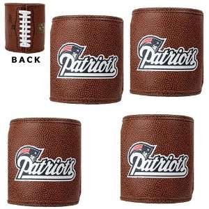  New England Patriots 4pc Football Can Holder Set Sports 