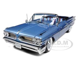 1959 PONTIAC BONNEVILLE CONVERTIBLE BLUE 1/18 DIECAST CAR MODEL BY 