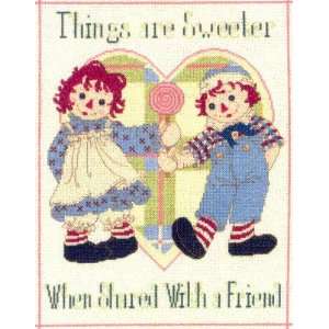   Andy Things Are Sweeter Cross Stitch Leaflet Arts, Crafts & Sewing