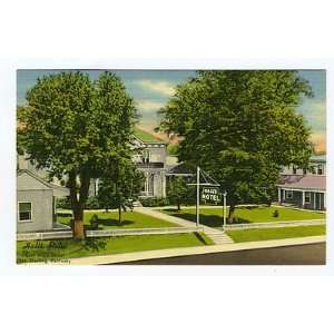  Halls Motel Linen Postcard Mt Sterling Kentucky 