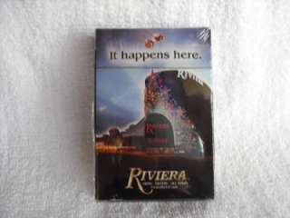 COLLECTIBLE CASINO PLAYING CARDS THE RIVIERA LAS VEGAS  