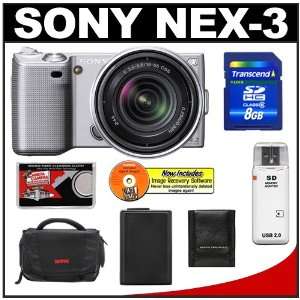  Sony Alpha NEX 3 Digital Camera Body & E 18 55mm OSS 
