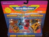 HIGHWAY WARRIORS Micro Machines Set SAVAGE SEMI +  