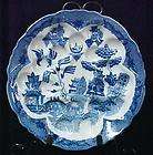 new blue willow porcelain olive escargot plate dish expedited shipping