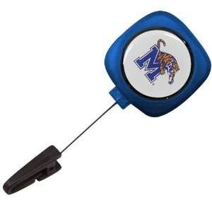  NCAA Memphis Tigers Royal Blue ID Badge Reel Office 