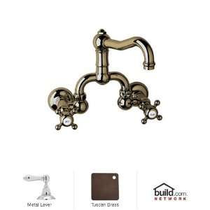 Rohl A1418LMTCB 2 Tuscan Brass Country Bath Lead Free Compliant Double 