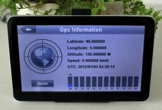 GPS Navigator + Wireless Reverse Camera 128M RAM Bluetooth AV IN 