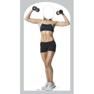  Muscle Woman Stand In Standup Poster , 39x71