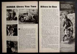 Honda CT 90 1968 Street/Dirt Bike Motorcycle Road Test review  