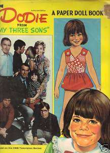 DODIE FROM MY THREE SONS VINTAGE PAPER DOLL BOOK 1971  