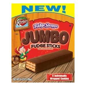 Fudge Shoppe Jumbo Fudge Sticks, 6.6 Ounce Packages (Pack of 4)