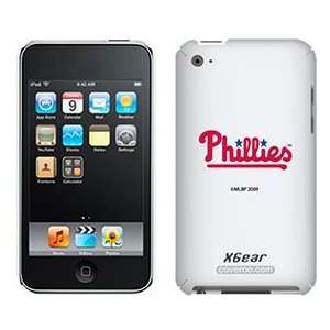   Phillies Red Text on iPod Touch 4G XGear Shell Case Electronics