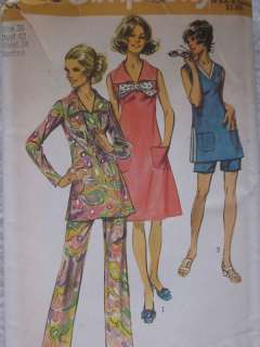 Simplicity Pattern 9328 Womens Tunic Pants Dress FF  