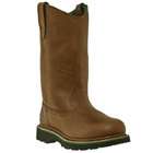 John Deere Womens Brown Walnut Oiled Leather Western Boots Size 9