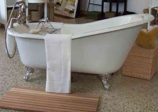 cast iron clawfoot claw foot slipper bath tub bathtub  