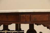  1880s lamp table was shortened long ago to make a coffee table 