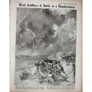  1914 WW1 Irish Guards Soldiers Thunderstorm Marne