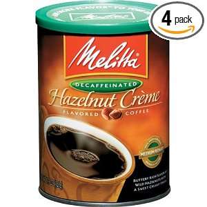 Melitta Ground Flavored Coffee, Hazelnut Creme Decaffeinated, 11.5 