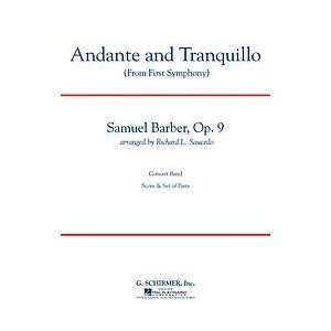  Andante And Tranquillo (from First Symphony) Musical 