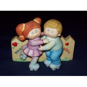  1985 Cabbage Patch Hugs & Kisses Porcelain Figurine by 