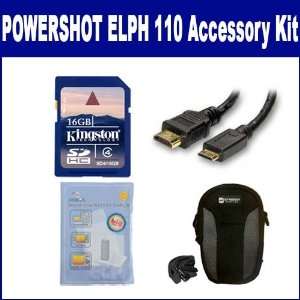  Canon PowerShot ELPH 110 Digital Camera Accessory Kit 