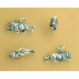  Rembrandt Charms Lion Charm, Sterling Silver Jewelry