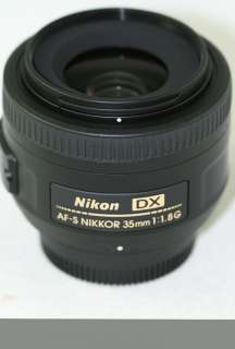 Nikon 35mm 35 1.8 G LENS KIT F D3 D5000 D3000 D60 D40  