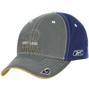  Reebok St. Louis Rams Grey Shadow Logo Structured Hat 