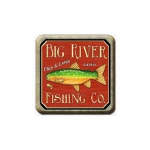 New   Big River Fishing Coasters Case Pack 6 by DDI  