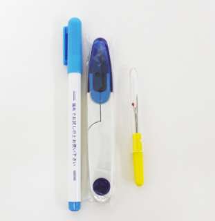   TOOL KIT Aida Marker Mark Pen  BLUE,Scissors,Thread Cutter  