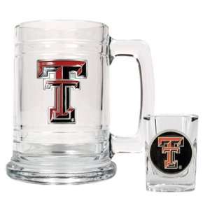 Texas Tech University Beer Mug & Shot Glass Set  Sports 